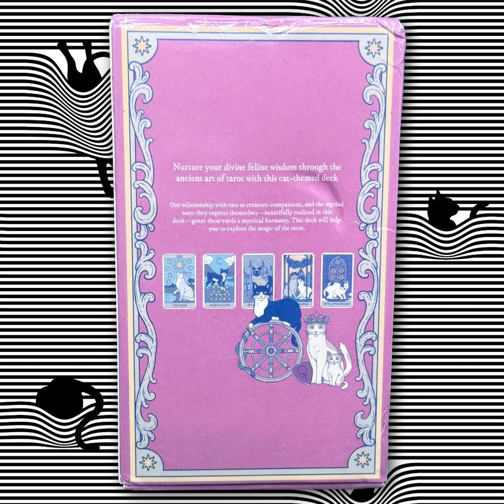 Cats Rule The Earth Tarot 78-card deck for the feline-obsessed and intuitively attuned | Metta-Blessed™