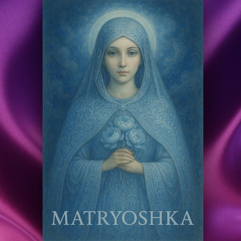 Enchanted Matryoshka Nesting Doll Set – Hand-Painted Russian Folk Art | Metta-Blessed™