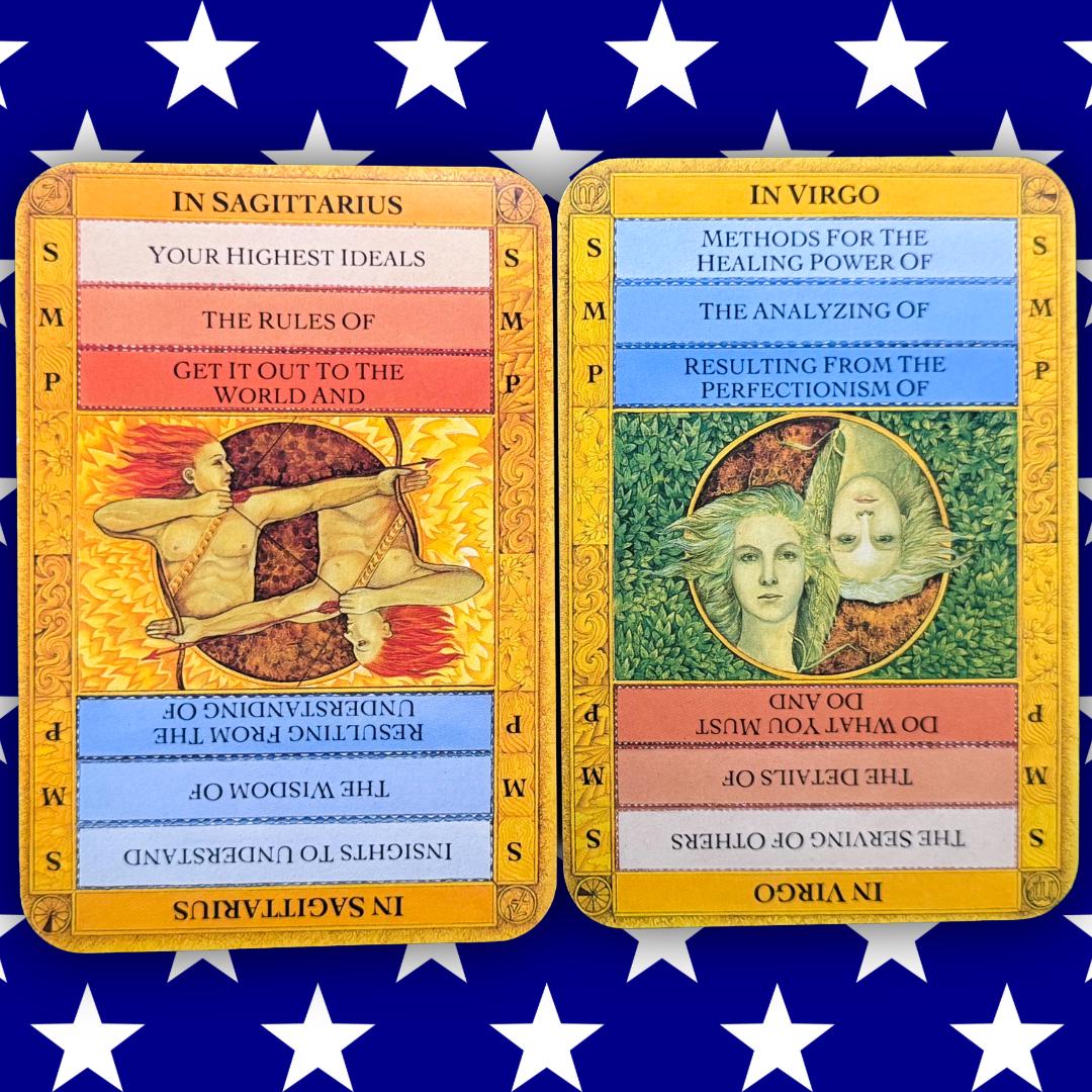 Karma Cards — Monte Farber (2007 Connections Edition) | Astrology 36-card Deck | Complete Set | Metta-Blessed™