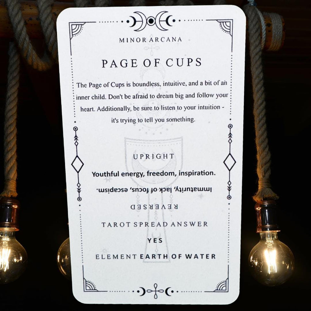 Beginner's Tarot | 78-card Tarot Learning Deck | Meaning on each card | Metta-Blessed™