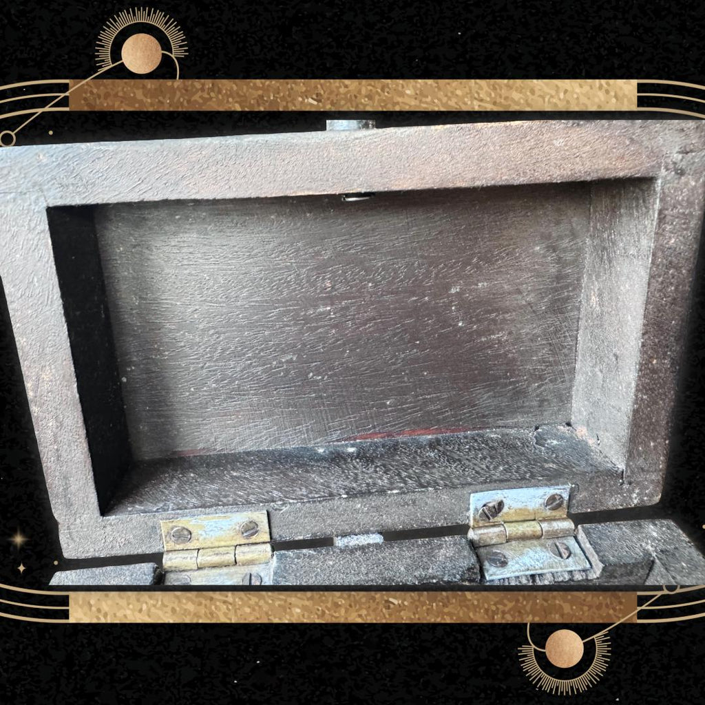 Charging & Protection Box - Vintage Reclaimed Wood | Strong Energy Link - Spirit Vessel | Metta-Blessed™