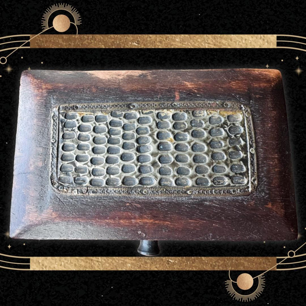 Charging & Protection Box - Vintage Reclaimed Wood | Strong Energy Link - Spirit Vessel | Metta-Blessed™