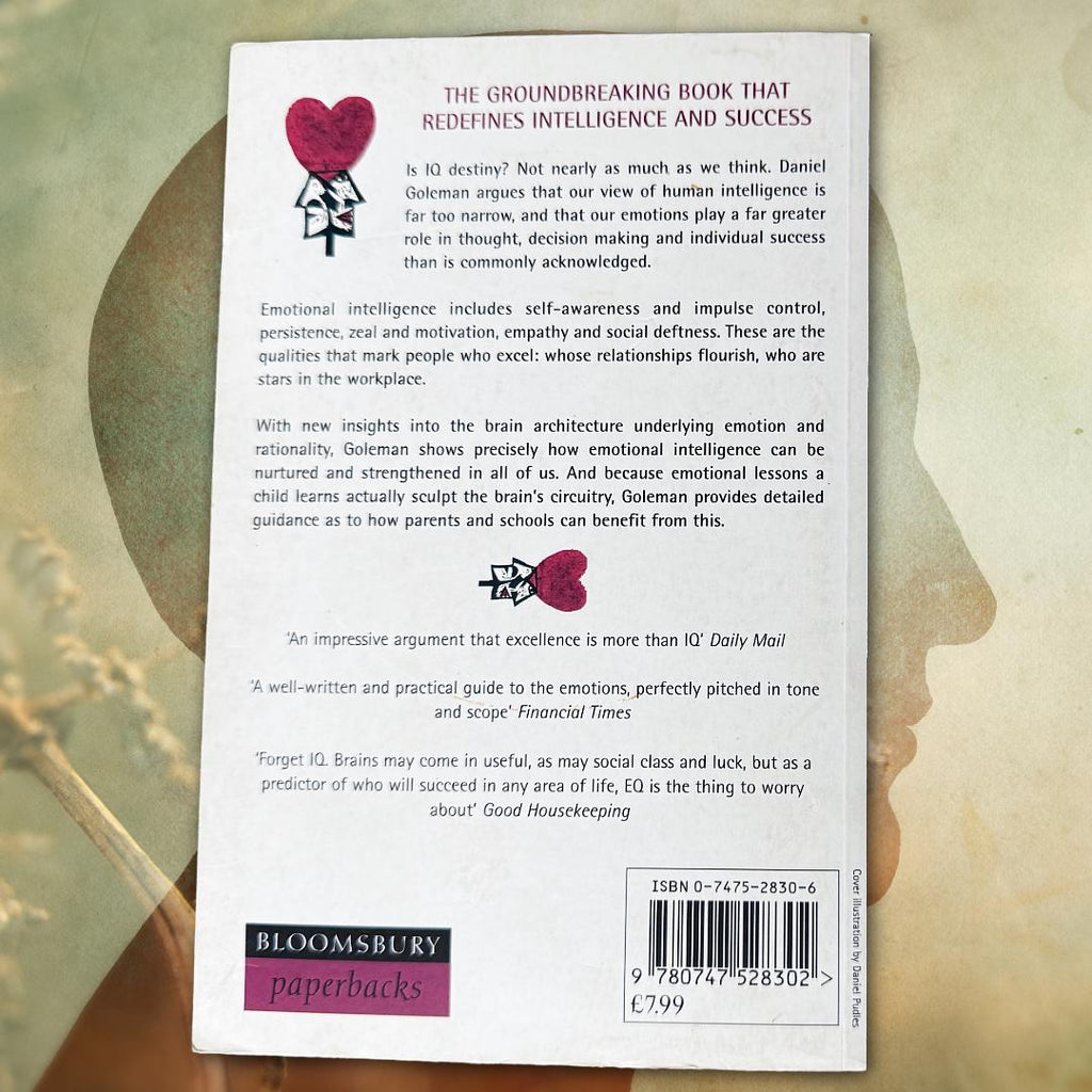 Emotional Intelligence — Daniel Goleman (1996 Bloomsbury Paperback) Book | Metta-Blessed™