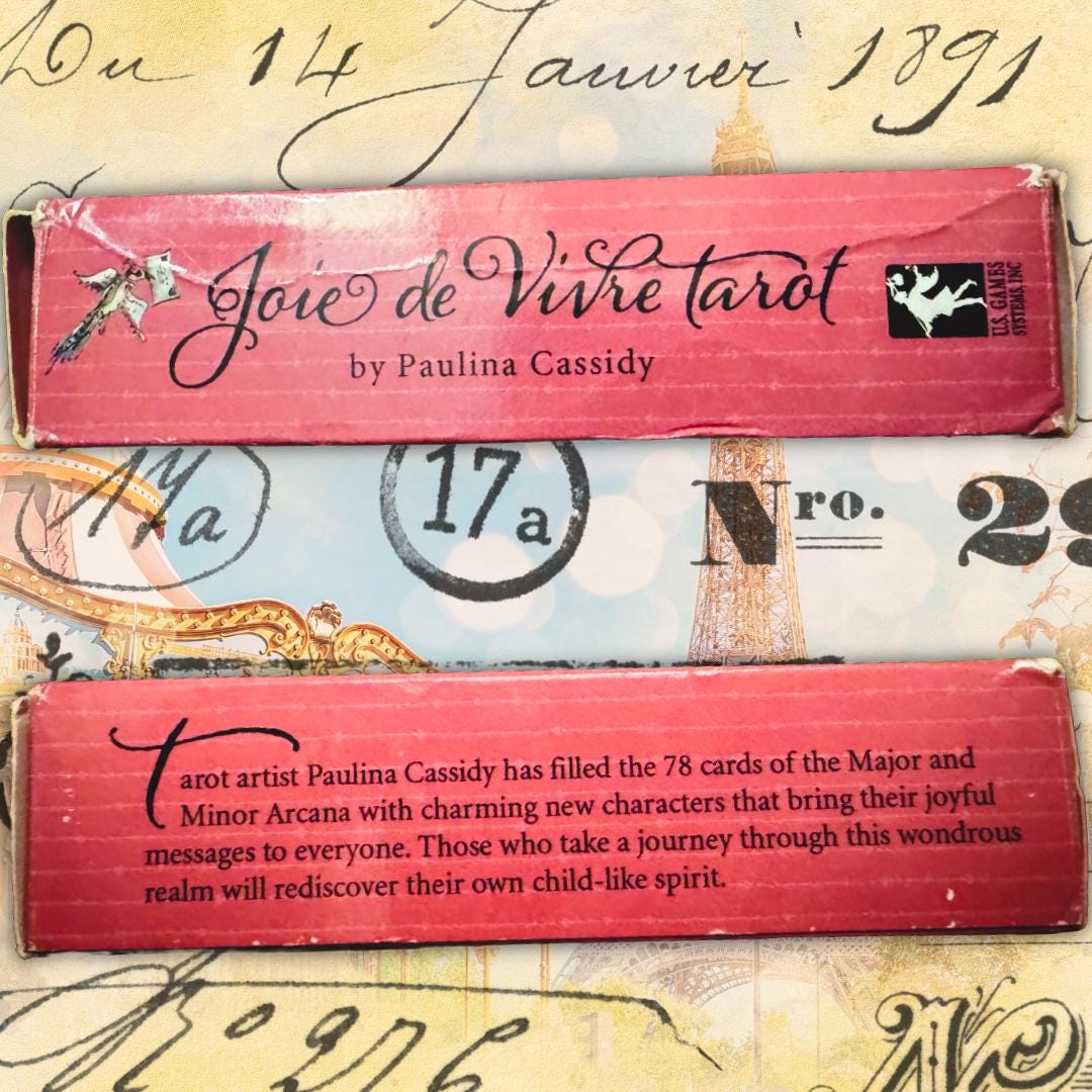 Joie de Vivre Tarot – First Italian Edition (2011) | Paulina Cassidy | Collector’s Deck | Metta-Blessed™