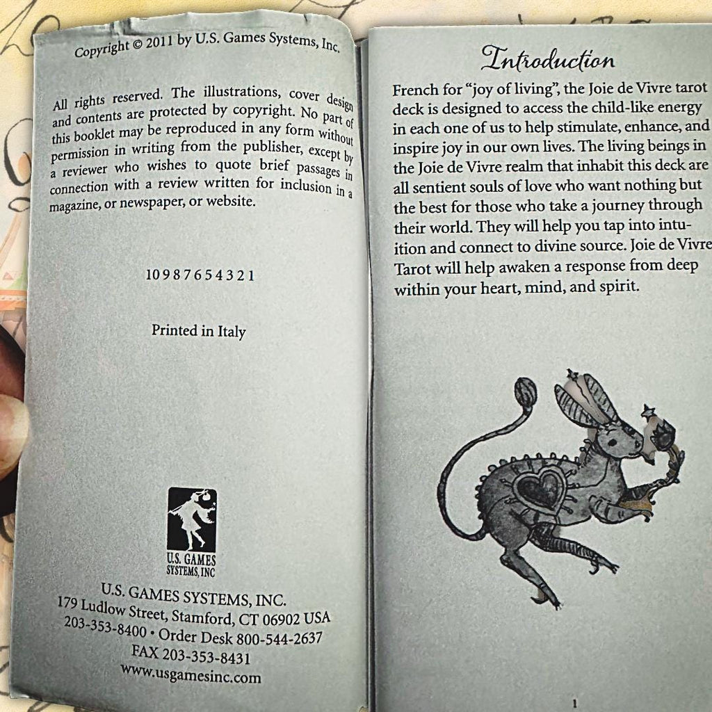 Joie de Vivre Tarot – First Italian Edition (2011) | Paulina Cassidy | Collector’s Deck | Metta-Blessed™