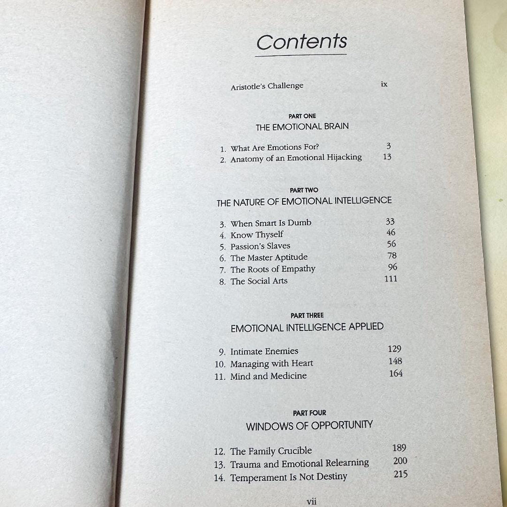 Emotional Intelligence — Daniel Goleman (1996 Bloomsbury Paperback) Book | Metta-Blessed™