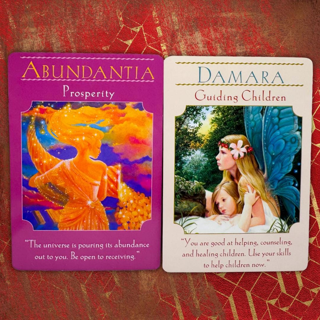 Goddess Guidance Oracle Cards - Doreen Virtue, Ph.D. (2004) 44-Card Deck + Guidebook | Golden Gilt Edges | 1st Ed. OOP | Metta-Blessed™