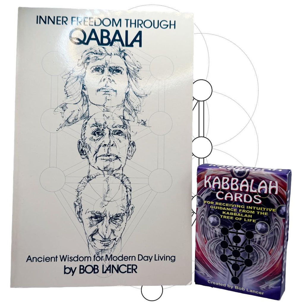 Kabbalah Cards Bob Lancer - Sealed New (1990s–Early 2000s Edition) + 1986 “Inner Freedom Through Qabala” Book | Metta-Blessed™
