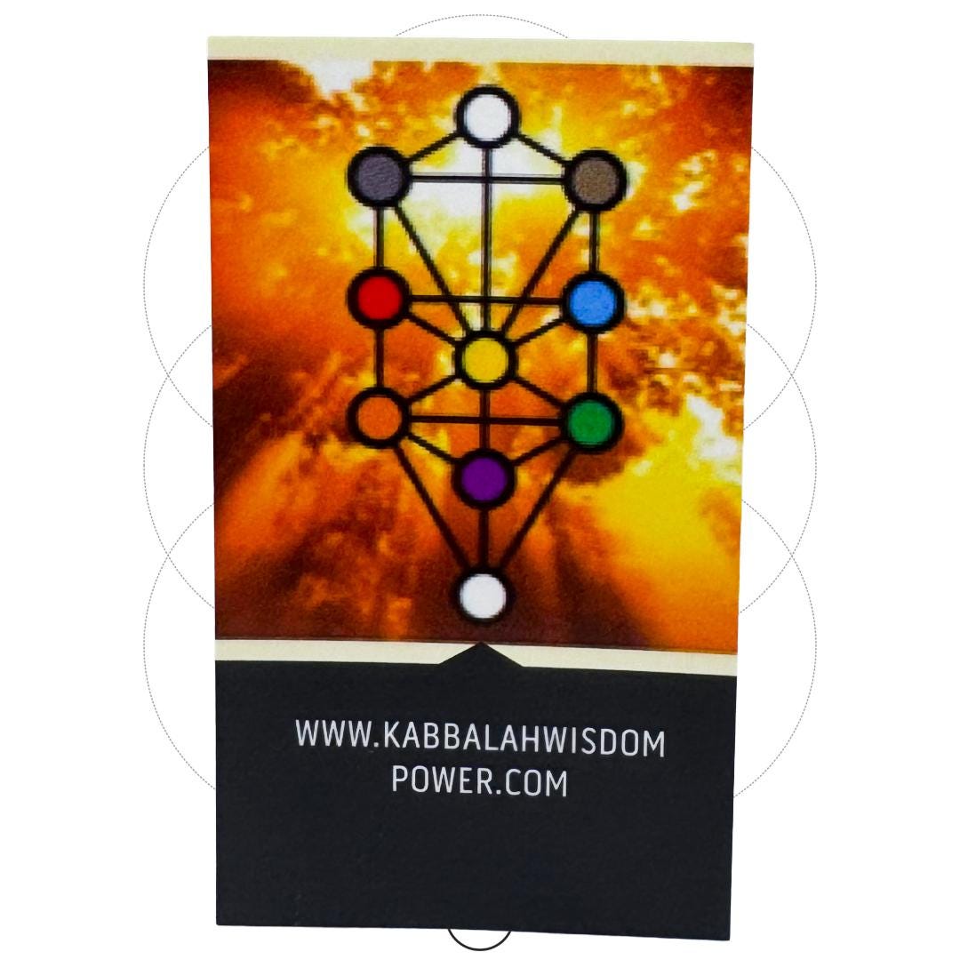 Kabbalah Cards Bob Lancer - Sealed New (1990s–Early 2000s Edition) + 1986 “Inner Freedom Through Qabala” Book | Metta-Blessed™