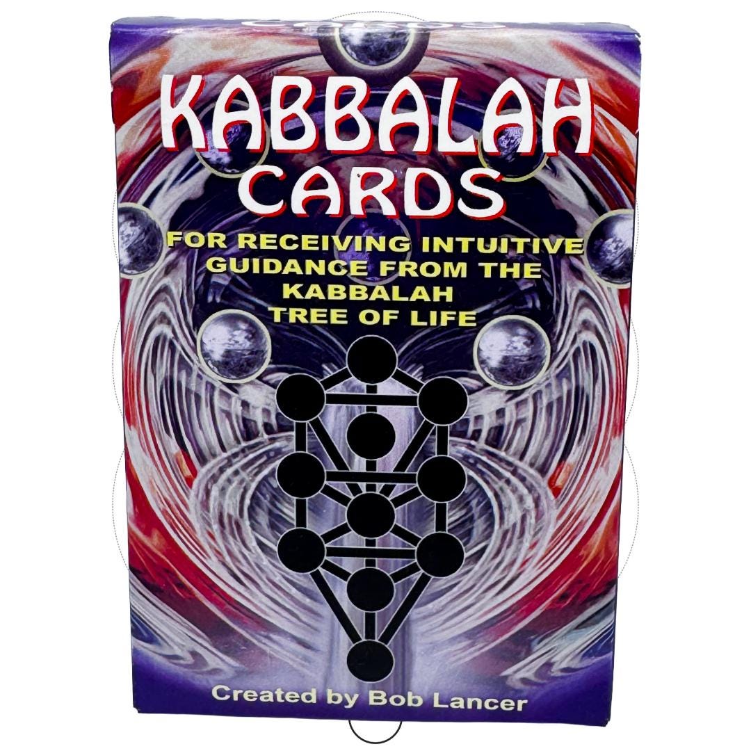 Kabbalah Cards Bob Lancer - Sealed New (1990s–Early 2000s Edition) + 1986 “Inner Freedom Through Qabala” Book | Metta-Blessed™