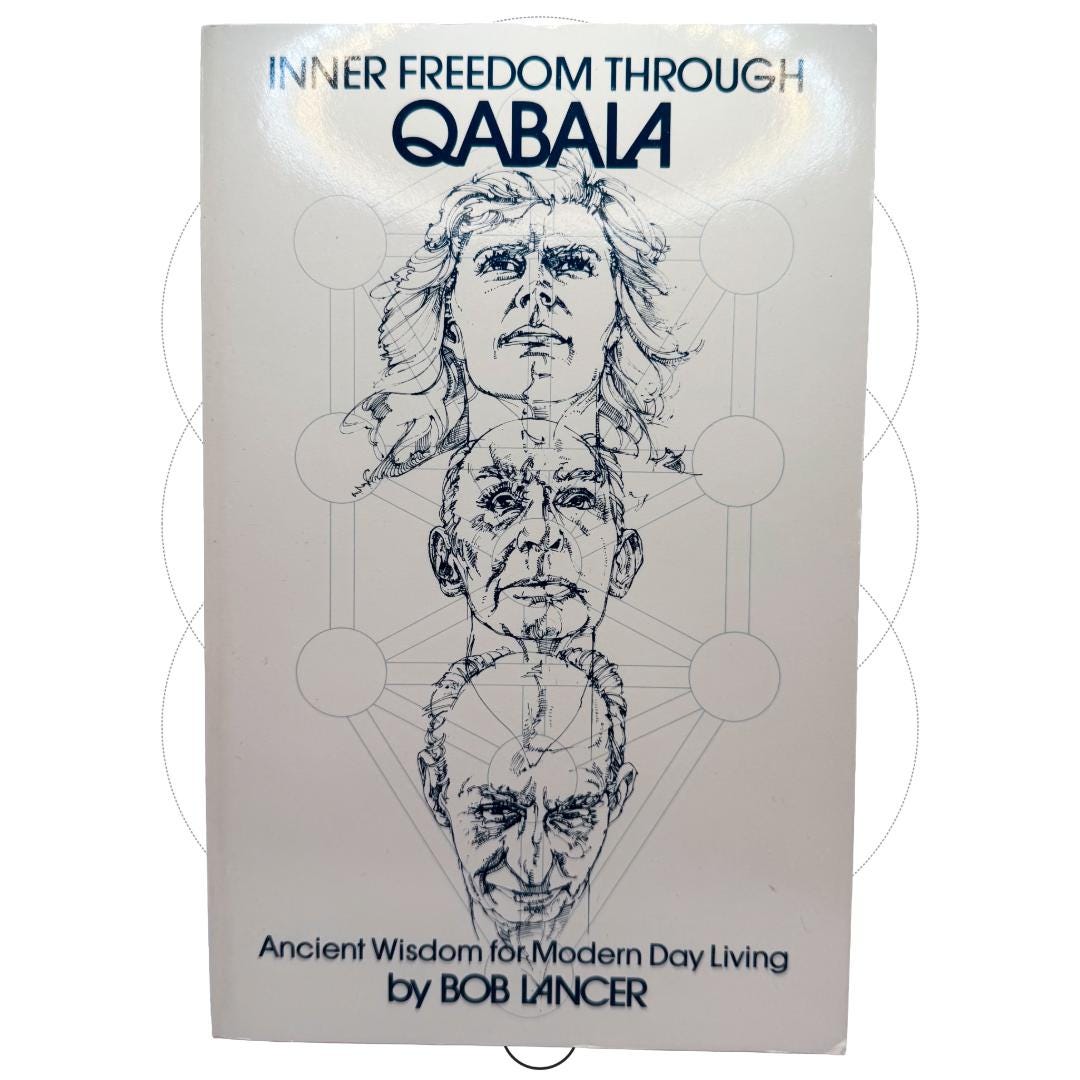 Kabbalah Cards Bob Lancer - Sealed New (1990s–Early 2000s Edition) + 1986 “Inner Freedom Through Qabala” Book | Metta-Blessed™