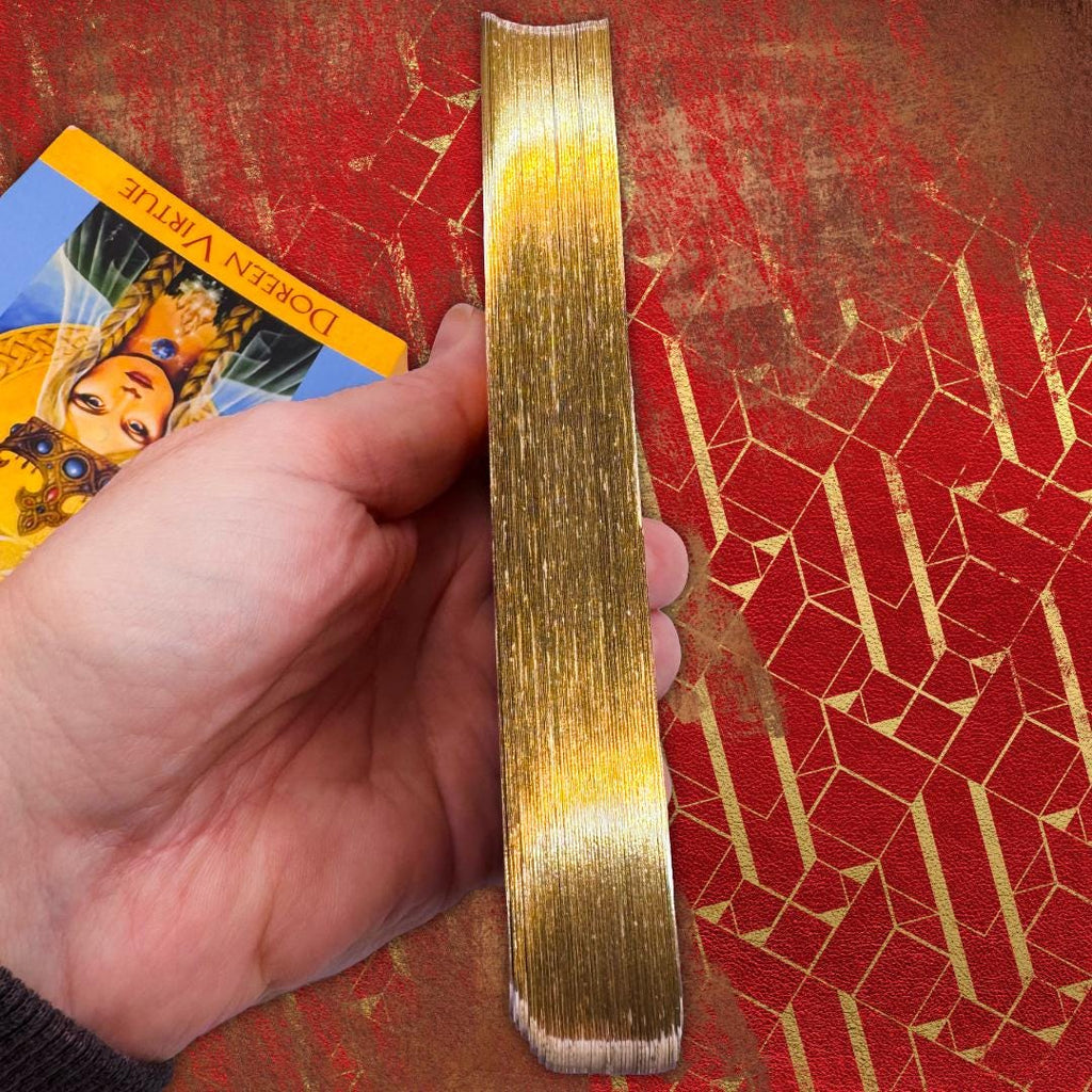 Goddess Guidance Oracle Cards - Doreen Virtue, Ph.D. (2004) 44-Card Deck + Guidebook | Golden Gilt Edges | 1st Ed. OOP | Metta-Blessed™