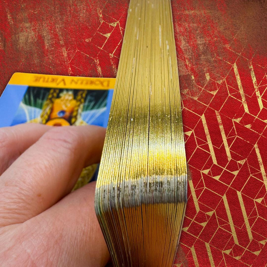 Goddess Guidance Oracle Cards - Doreen Virtue, Ph.D. (2004) 44-Card Deck + Guidebook | Golden Gilt Edges | 1st Ed. OOP | Metta-Blessed™