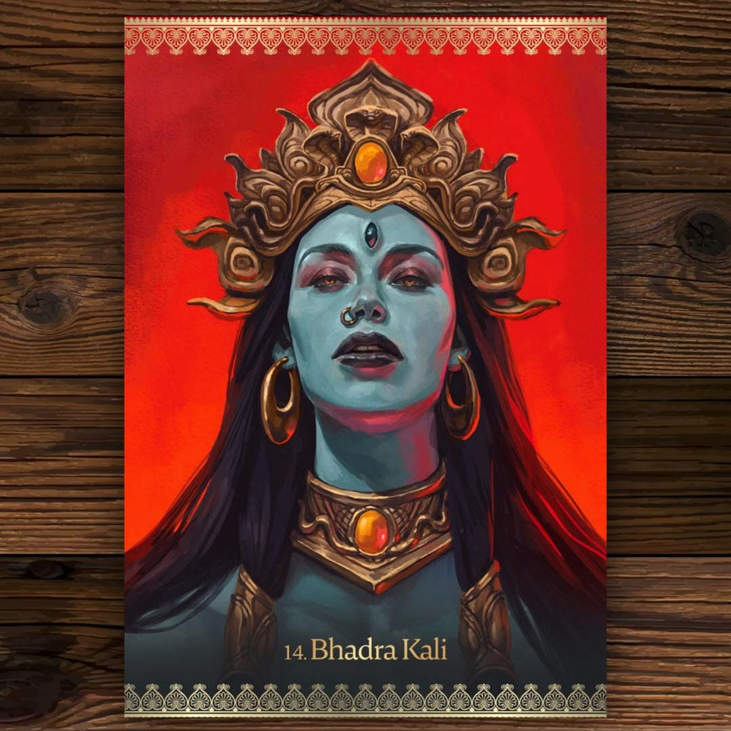 Kali Oracle by Alana Fairchild | Original 2017 Edition | Blue Angel | Deck & Guidebook | Divine Feminine Protection | Metta-Blessed™