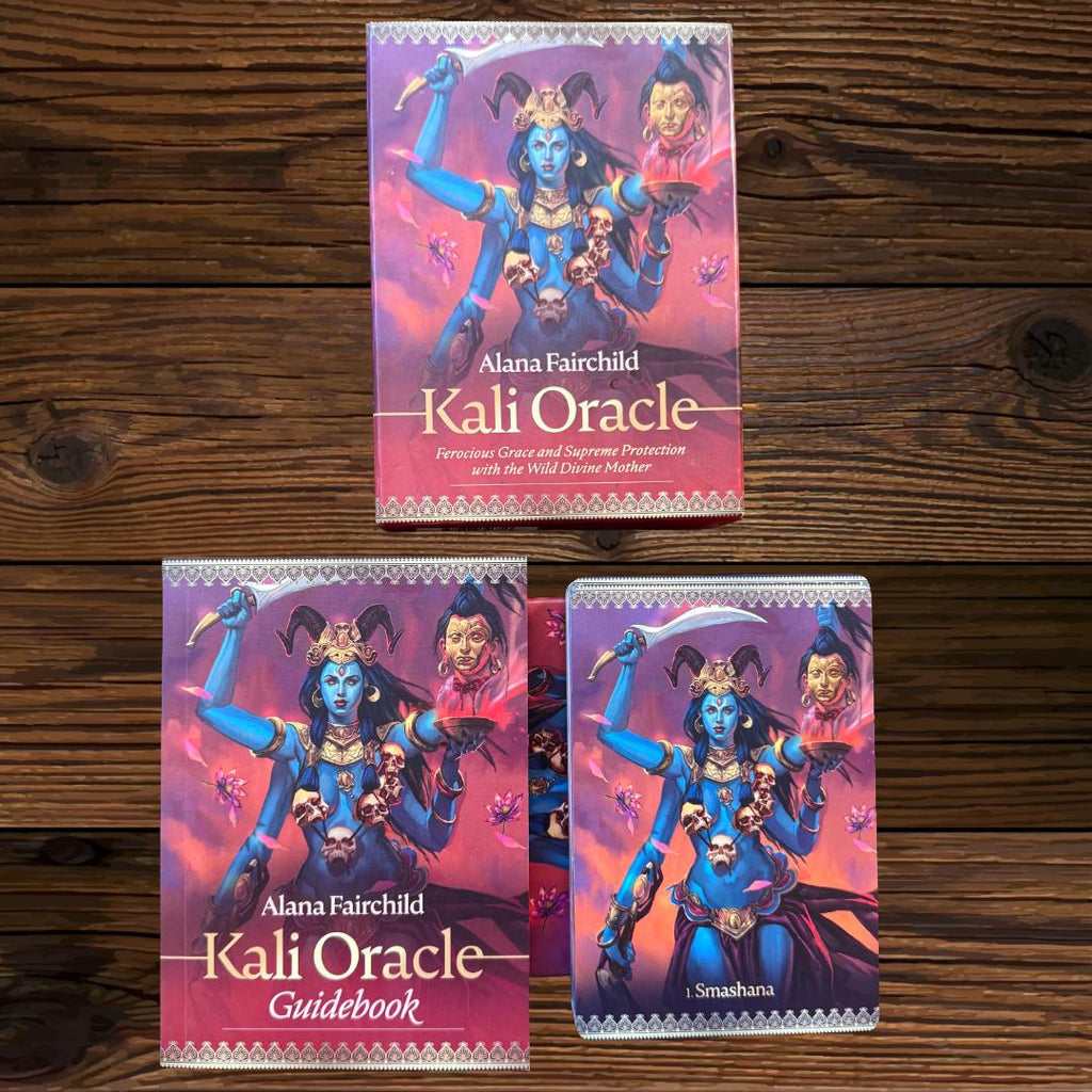 Kali Oracle by Alana Fairchild | Original 2017 Edition | Blue Angel | Deck & Guidebook | Divine Feminine Protection | Metta-Blessed™