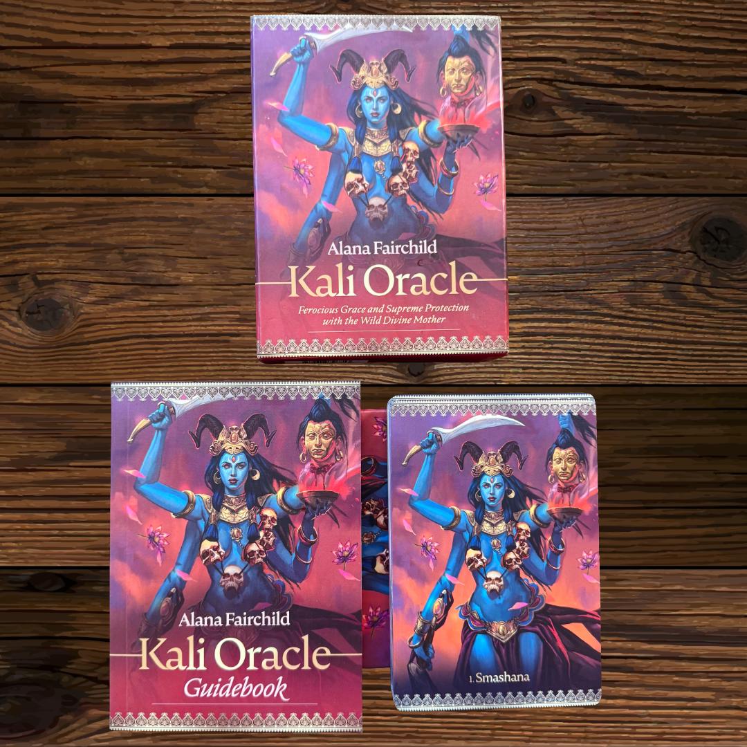 Kali Oracle by Alana Fairchild | Original 2017 Edition | Blue Angel | Deck & Guidebook | Divine Feminine Protection | Metta-Blessed™