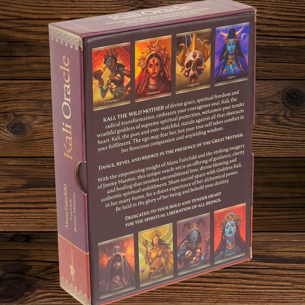 Kali Oracle by Alana Fairchild | Original 2017 Edition | Blue Angel | Deck & Guidebook | Divine Feminine Protection | Metta-Blessed™