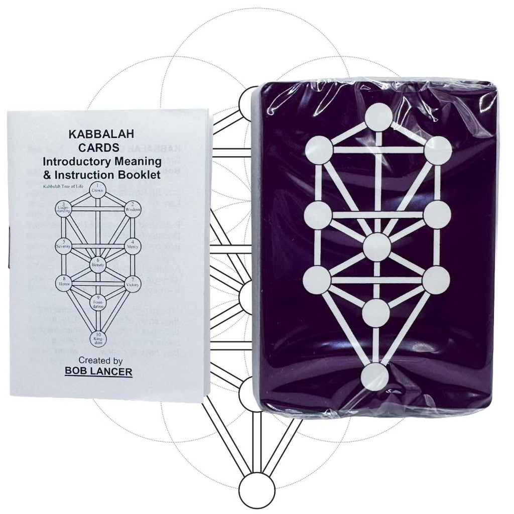 Kabbalah Cards Bob Lancer - Sealed New (1990s–Early 2000s Edition) + 1986 “Inner Freedom Through Qabala” Book | Metta-Blessed™