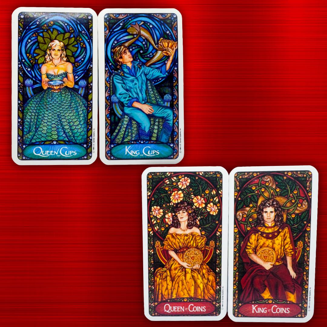 Art Nouveau Tarot Deck by Matt Myers (1989) – Vintage U.S. Games | Practitioner’s Legacy | Complete with Booklet | Metta-Blessed™