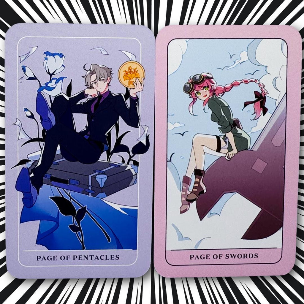 Anime Tarot by Natasha Yglesias (2022) | 78-Card Tarot Deck & Guidebook | Anime-Inspired Divination Cards | Metta-Blessed™