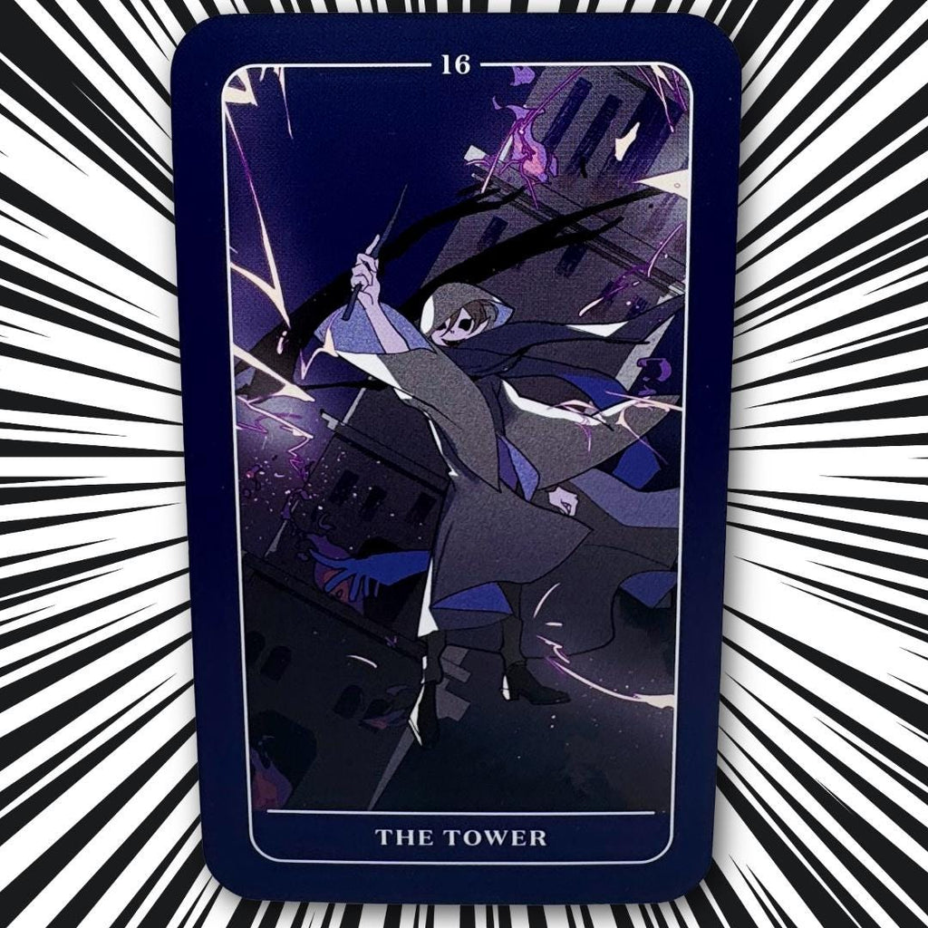 Anime Tarot by Natasha Yglesias (2022) | 78-Card Tarot Deck & Guidebook | Anime-Inspired Divination Cards | Metta-Blessed™