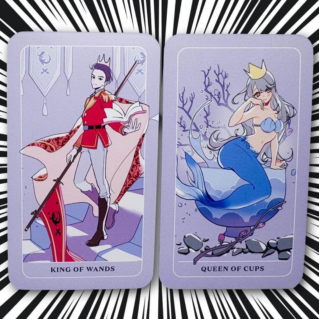 Anime Tarot by Natasha Yglesias (2022) | 78-Card Tarot Deck & Guidebook | Anime-Inspired Divination Cards | Metta-Blessed™