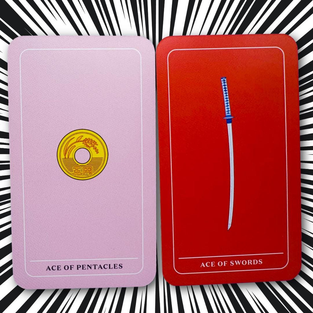 Anime Tarot by Natasha Yglesias (2022) | 78-Card Tarot Deck & Guidebook | Anime-Inspired Divination Cards | Metta-Blessed™