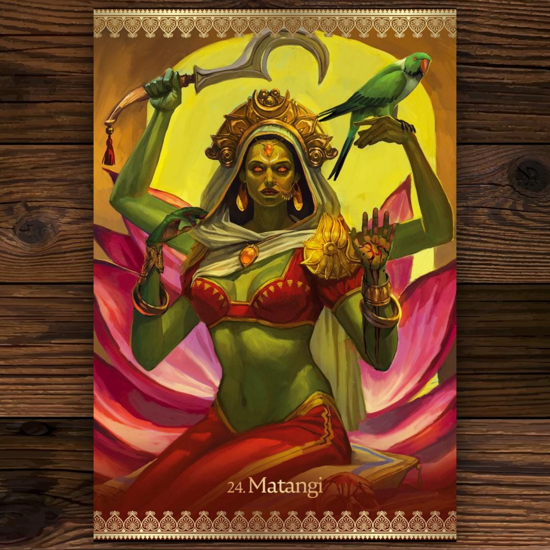 Kali Oracle by Alana Fairchild | Original 2017 Edition | Blue Angel | Deck & Guidebook | Divine Feminine Protection | Metta-Blessed™