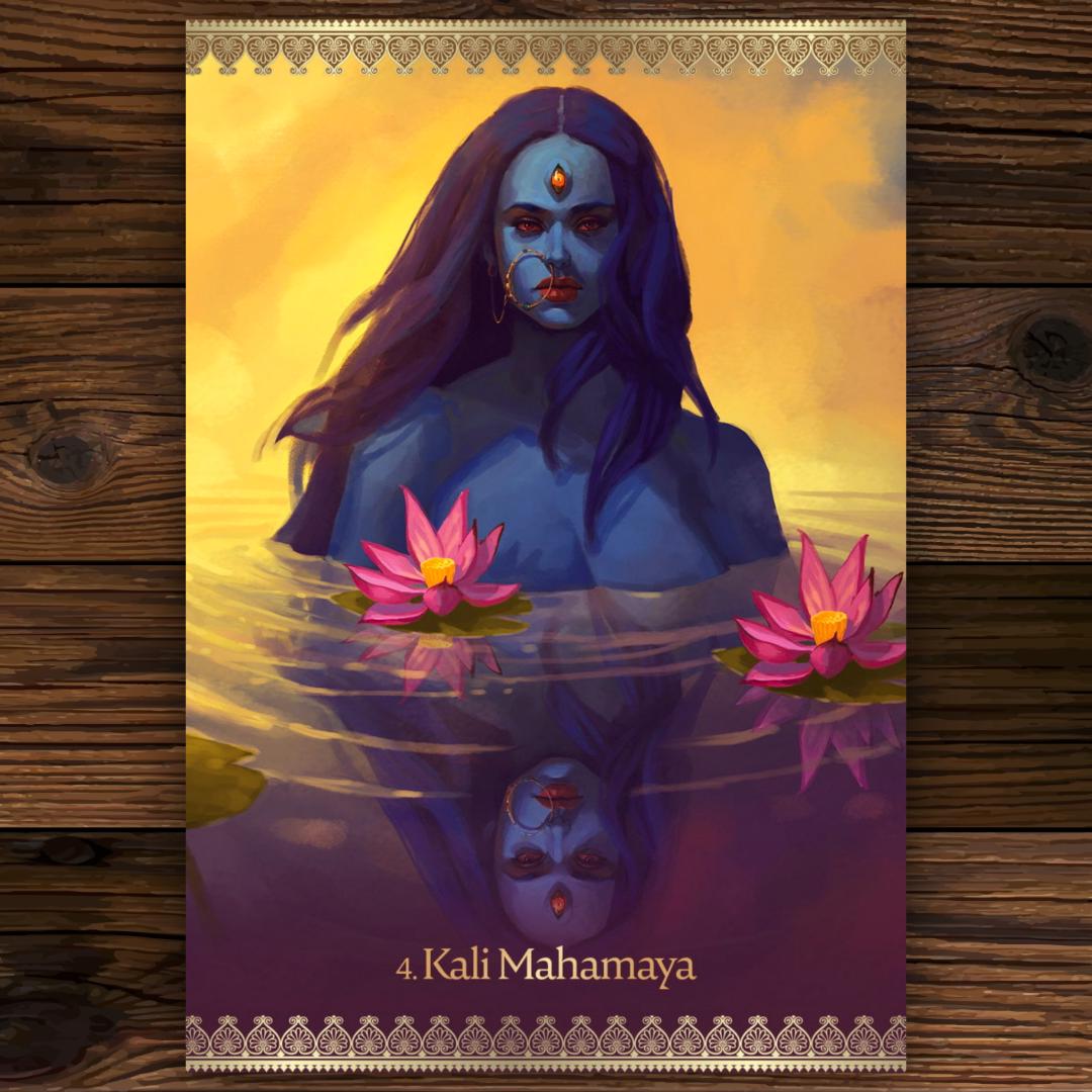 Kali Oracle by Alana Fairchild | Original 2017 Edition | Blue Angel | Deck & Guidebook | Divine Feminine Protection | Metta-Blessed™