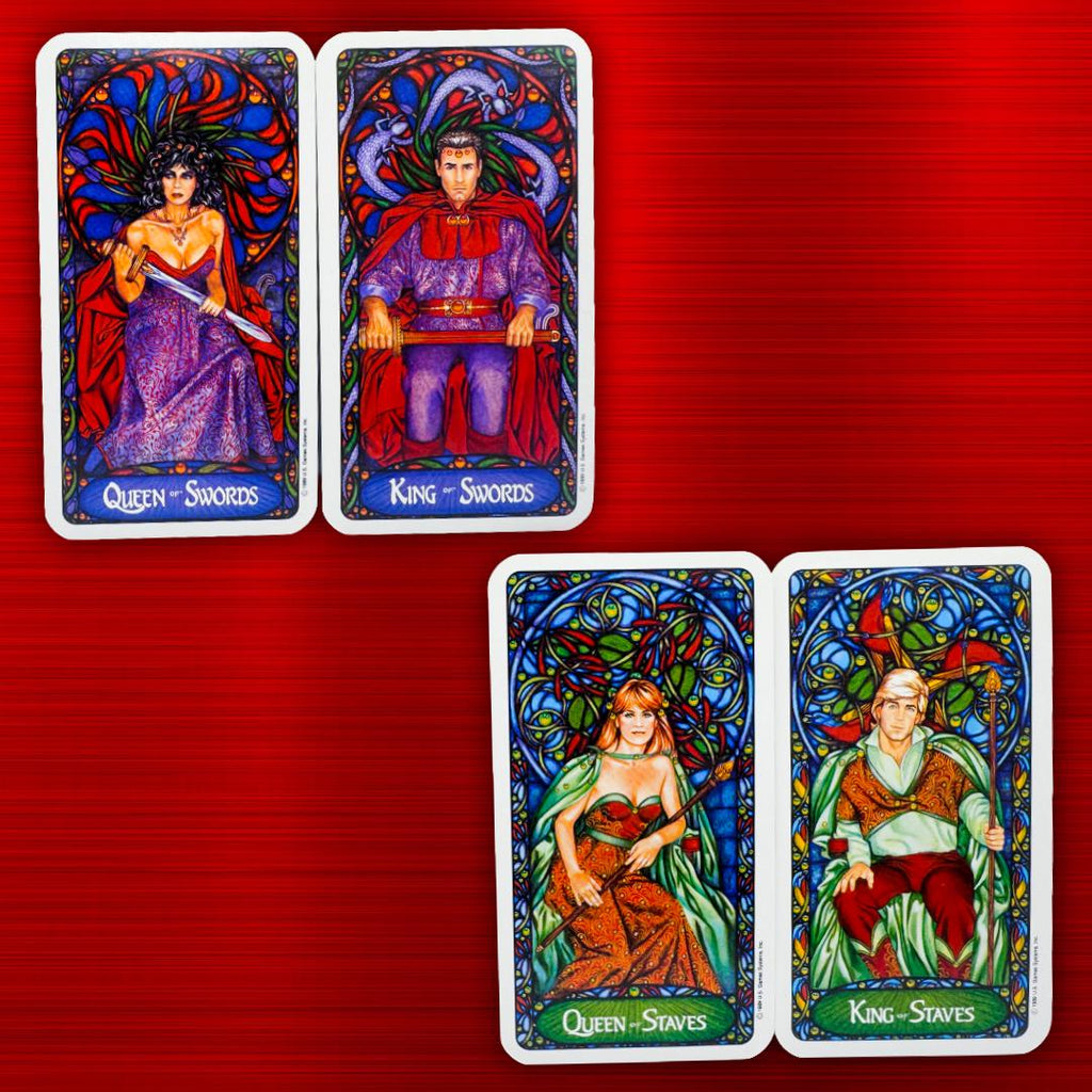 Art Nouveau Tarot Deck by Matt Myers (1989) – Vintage U.S. Games | Practitioner’s Legacy | Complete with Booklet | Metta-Blessed™