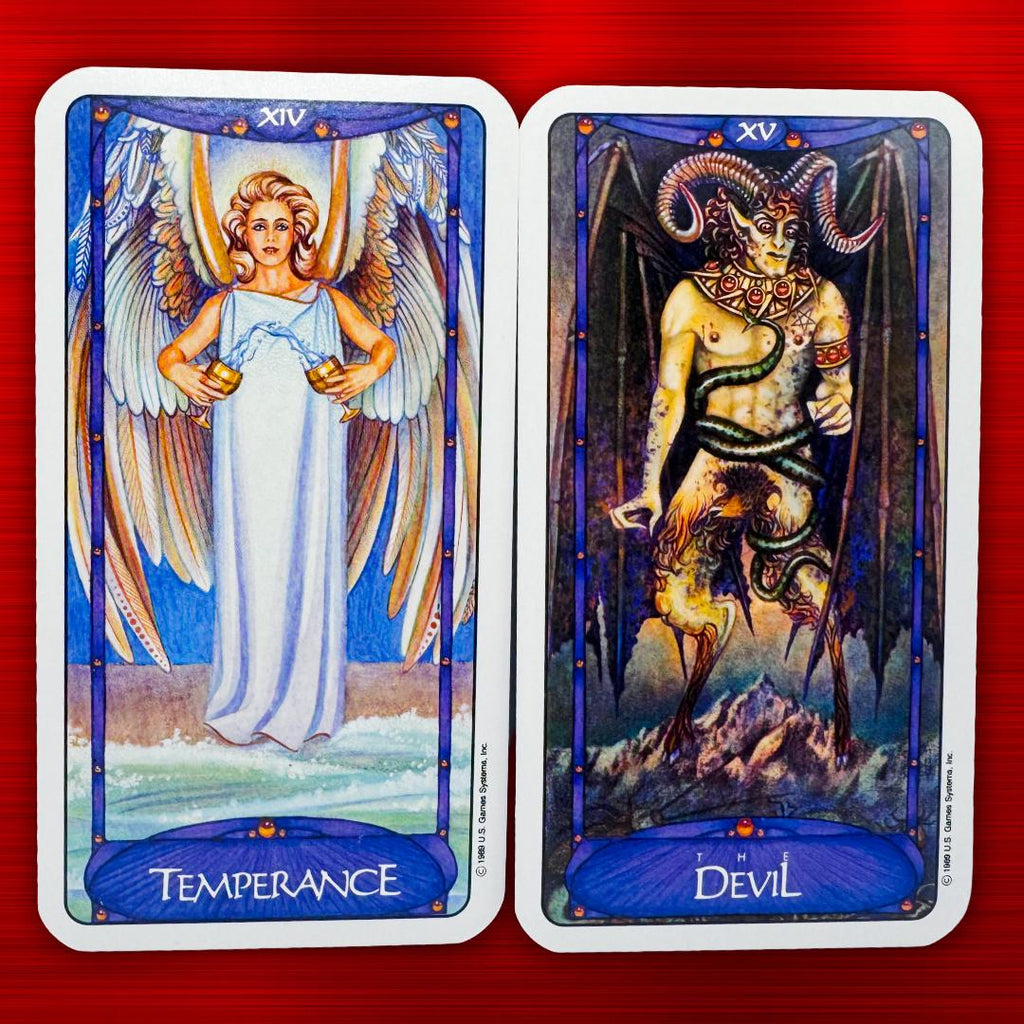 Art Nouveau Tarot Deck by Matt Myers (1989) – Vintage U.S. Games | Practitioner’s Legacy | Complete with Booklet | Metta-Blessed™