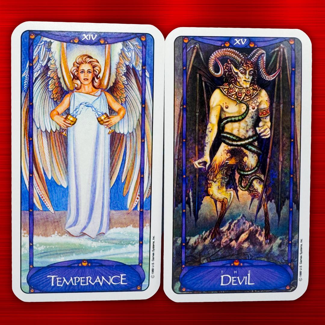 Art Nouveau Tarot Deck by Matt Myers (1989) – Vintage U.S. Games | Practitioner’s Legacy | Complete with Booklet | Metta-Blessed™