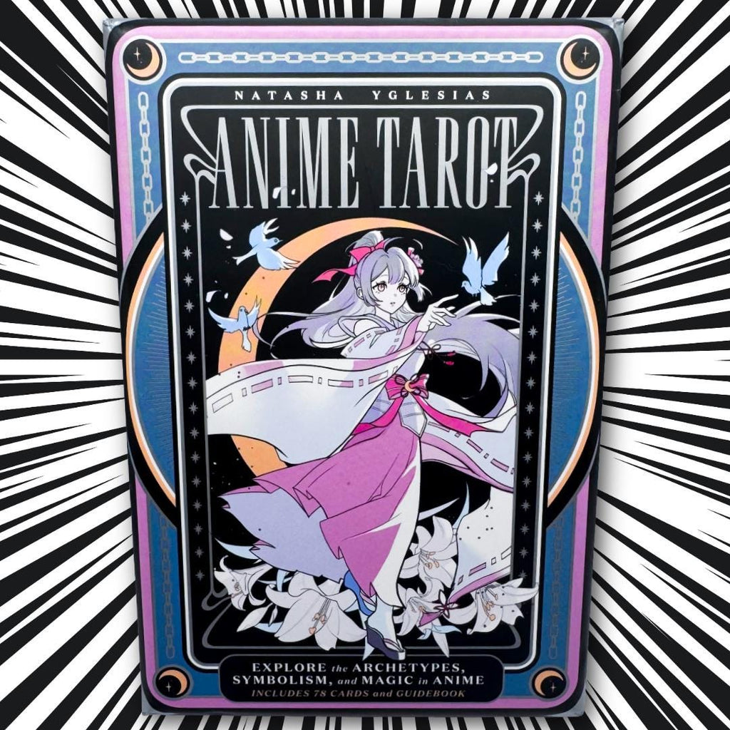 Anime Tarot by Natasha Yglesias (2022) | 78-Card Tarot Deck & Guidebook | Anime-Inspired Divination Cards | Metta-Blessed™