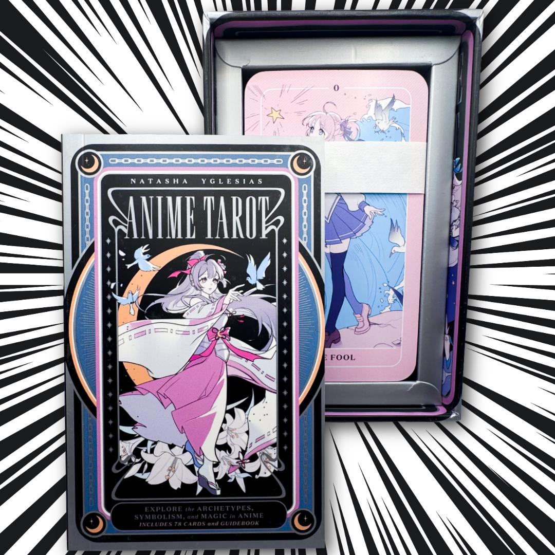 Anime Tarot by Natasha Yglesias (2022) | 78-Card Tarot Deck & Guidebook | Anime-Inspired Divination Cards | Metta-Blessed™